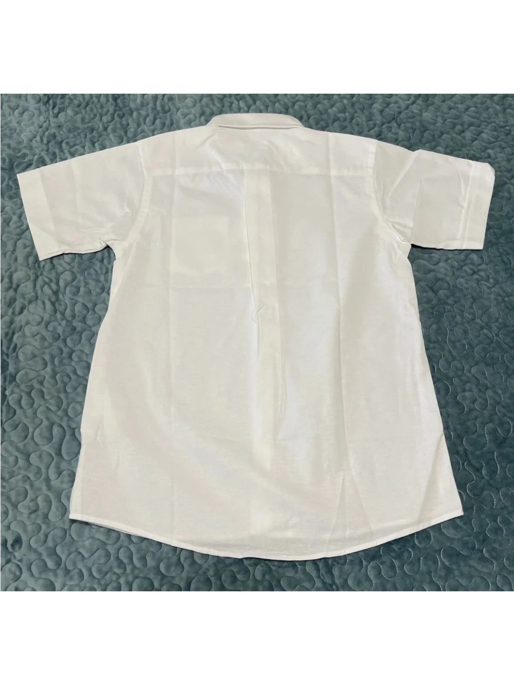 A+ School Apparel Uniform Girls Oxford Blouse Shirt SZ 12 SS White Button Collar